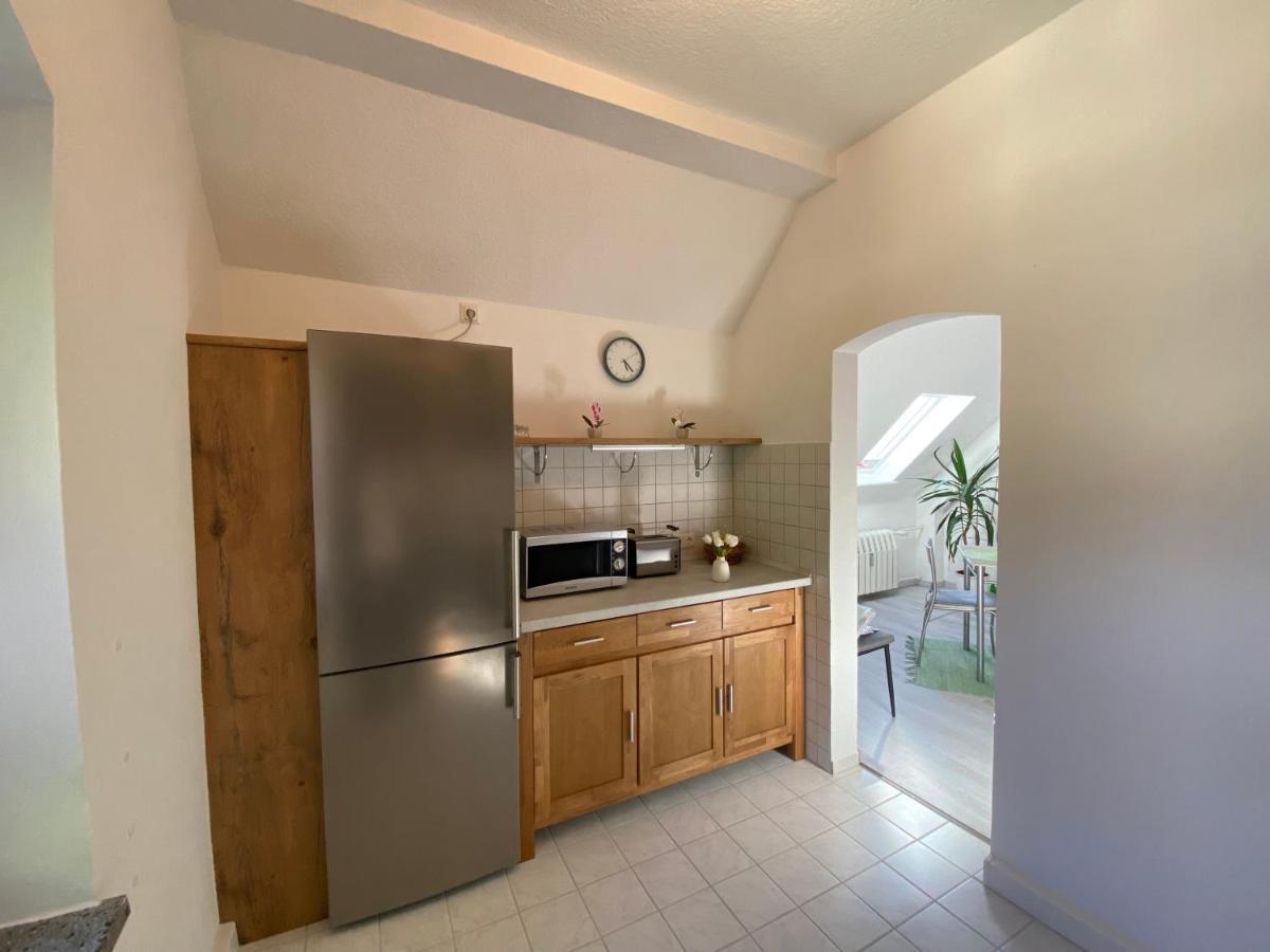 Waldblickwohnung Mit Schoener Terrasse Und Kamin Sebnitz Exterior foto